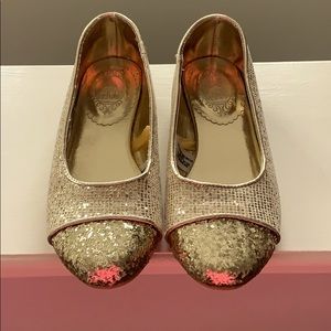 NWOT Gold Shoes - Disney Store